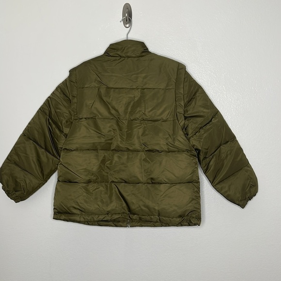 NWT We Wore What Snap off Sleeve Puffer Jacket/Vest Medium - Picture 7 of 8